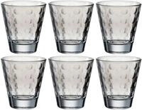 LEONARDO Gl&auml;ser-Set OPTIC, 6-tlg., Glas, 215 ml, 6-teilig