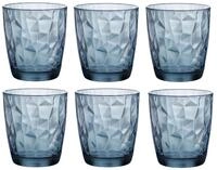 Bormioli Rocco Glas Bormioli Rocco Diamond Ocean Blue Acqua Tumbler 305 ml 6er set,