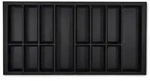 SO-TECH&reg; Besteckeinsatz ORGA-BOX VII schwarz f&uuml;r z.B. Sch&uuml;ller und Schr&ouml;der
