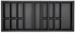 SO-TECH&reg; Besteckeinsatz ORGA-BOX&reg; VII Besteckeinsatz basaltgrau mit Softtouch