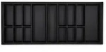 SO-TECH&reg; Besteckeinsatz ORGA-BOX VII schwarz f&uuml;r z.B. Sch&uuml;ller und Schr&ouml;der
