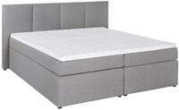 M&ouml;belfreude Boxspringbett Boxspringbett KAZ Hellgrau 220x200 cm H3, Hellgrau 220x200