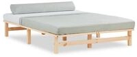 Homestyle4u Palettenbett Holzbett 90x200 100x200 140x200 Jugendbett modern...