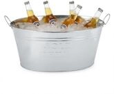 Spetebo Wein- und Sektk&uuml;hler XXL Zink Getr&auml;nkek&uuml;hler COLD DRINKS Eisk&uuml;bel 50 cm,