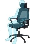 KLIM B&uuml;rostuhl K300, moderner und ergonomischer B&uuml;rostuhl f&uuml;r die Arbeit,