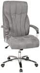 Vito Chefsessel AMITY XXL, Grau, Microfaser, mit Lendenwirbelst&uuml;tze und Armlehnen