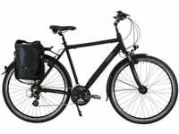 HAWK Bikes Trekkingrad HAWK Trekking Gent Premium Plus Black, 24 Gang microSHIFT
