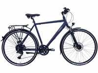 HAWK Bikes Trekkingrad HAWK Trekking Gent Deluxe Ocean Blue, 20 Gang Shimano...