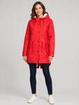 Regenmantel ANKERGLUT "Friesennerz ankergluttraum WMN", Damen, Gr. 36 (S), rot, Web,
