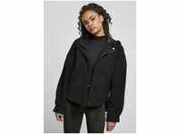 URBAN CLASSICS Outdoorjacke Damen Ladies Short Sherpa Jacket (1-St), schwarz
