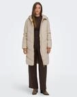 Steppmantel JDY "JDYULRIKKA WATER REP PUFFA OTW NOOS", Damen, Gr. XS, grau...