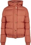 URBAN CLASSICS Winterjacke Urban Classics Damen Ladies Hooded Puffer Jacket...