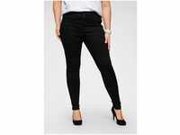 Levi's® Plus Skinny-fit-Jeans 720 High-Rise mit hoher Leibhöhe, schwarz