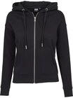 URBAN CLASSICS Kapuzensweatjacke Ladies Classic Zip Hoody Kapuzenjacke Damen