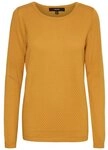 Vero Moda Rundhalspullover VMCARE STRUCTURE LS O-NECK BLOU NOOS mit Strukturmuster