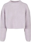URBAN CLASSICS Rundhalspullover Urban Classics Damen Ladies Wide Oversize...