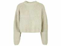 URBAN CLASSICS Rundhalspullover Urban Classics Damen Ladies Wide Oversize Sweater