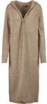 URBAN CLASSICS Strickjacke Urban Classics Damen Ladies Hooded Feather Cardigan