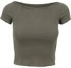 URBAN CLASSICS T-Shirt Urban Classics Damen Ladies Off Shoulder Rib Tee (1-tlg)