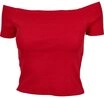 URBAN CLASSICS T-Shirt Urban Classics Damen Ladies Off Shoulder Rib Tee (1-tlg)