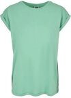 URBAN CLASSICS Kurzarmshirt Urban Classics Damen Ladies Extended Shoulder Tee (1-tlg)