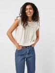 Vero Moda Kurzarmbluse VMDebbie (1-tlg) Cut-Outs