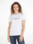 Tommy Hilfiger Rundhalsshirt HERITAGE HILFIGER C-NK REG TEE mit gesticktem Tommy