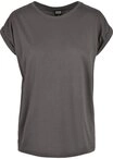 URBAN CLASSICS Kurzarmshirt Urban Classics Damen Ladies Extended Shoulder Tee (1-tlg)