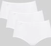 sloggi Midislip 24/7 Cotton (3er Pack) Spitze, blickdicht, weiche Baumwollmischung
