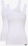 Skiny Unterhemd Cotton Advantage (2er Pack) bequem, weich, basic, eng, Baumwollmix