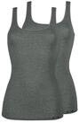 Skiny Tanktop Cotton Advantage (2-tlg) Tr&auml;gertop, Muskelshirt, &Auml;rmelloses Shirt