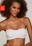 LASCANA T-Shirt-BH, Dirndl-BH, tr&auml;gerloser BH, Bandeau-BH ohne Schale mit