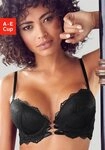 LASCANA Push-up-BH Eleonora mit dekorativer Schn&uuml;rung vorn, sexy Dessous