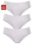 LASCANA Jazz-Pants Slips aus hochwertiger Modal-Qualit&auml;t (3er-Pack) wei&szlig; 44/46