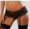 LASCANA Slip mit abnehmbaren Strapshaltern