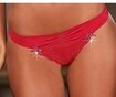 LASCANA String mit Zierschleifen und Glitzeraccessoire