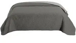 wometo Tagesdecke Wendedecke XXL aus samtweicher Microfaser in 220x240 cm,
