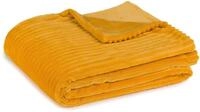 Wohndecke Cordoptik, G&ouml;zze, mit Glanzeffekt, Kuscheldecke
