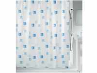 spirella Duschvorhang MILANO Breite 120 cm, Premium Textil-Duschvorhang, 100%