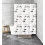 Kleine Wolke Duschvorhang Duschvorhang Eulen Breite 120 cm (1, 1-tlg)