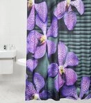 Sanilo Duschvorhang Vanda 180 x 200 cm, 100% wasserdicht, Anti-Schimmel-Effekt,