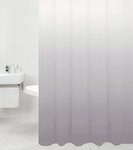 Sanilo Duschvorhang Magic Grau 180 x 200 cm, 100% wasserdicht, Anti-Schimmel-Effekt,