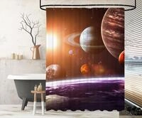 Sanilo Duschvorhang Planeten 180 x 200 cm, 100% wasserdicht, Anti-Schimmel-Effekt,