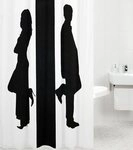 Sanilo Duschvorhang Unisex 180 x 200 cm, 100% wasserdicht, Anti-Schimmel-Effekt,