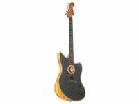 Fender Westerngitarre, American Acoustasonic Jazzmaster Tungsten -...