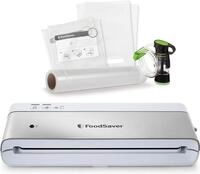 FoodSaver Ersatzscherkopf FoodSaver Vakuumierger&auml;t silber/wei&szlig; 1 Rolle + 4...