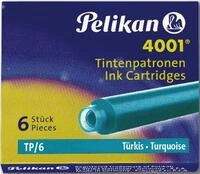 Pelikan F&uuml;llhalter Tintenpatrone 4001 t&uuml;rkis VE=6 St&uuml;ck