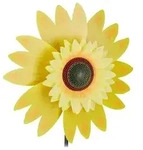 relaxdays Deko-Windrad Windrad Blume f&uuml;r Garten
