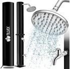 tillvex Solardusche Solar Gartendusche 35 Liter inklusive Schutzhaube, warmes Wasser,