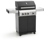 TAINO Gasgrill BLACK, Gasgrill, Doppelwandiger Deckel, Piezoz&uuml;ndung, 1...